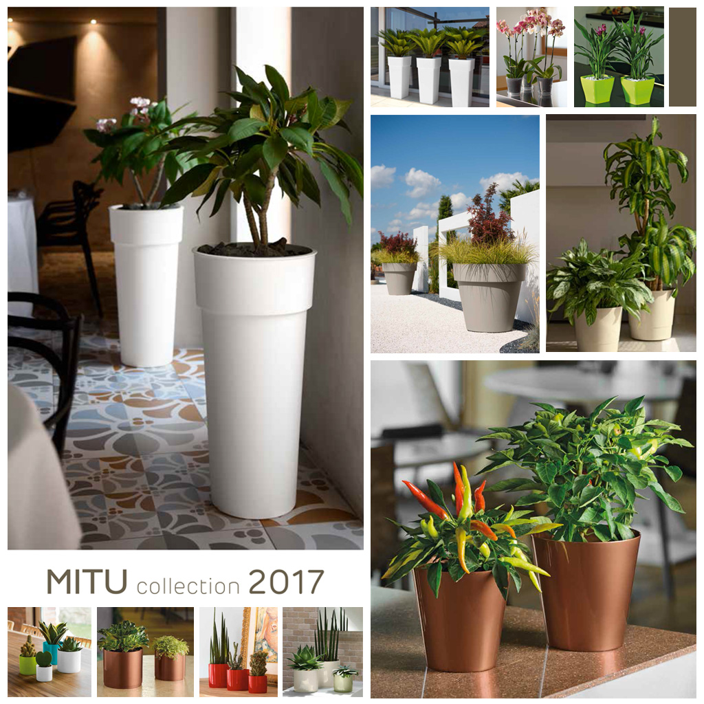 Barnaplant y Arribas Center presentan la nueva colección de jardineras y maceteros Mitu 2017