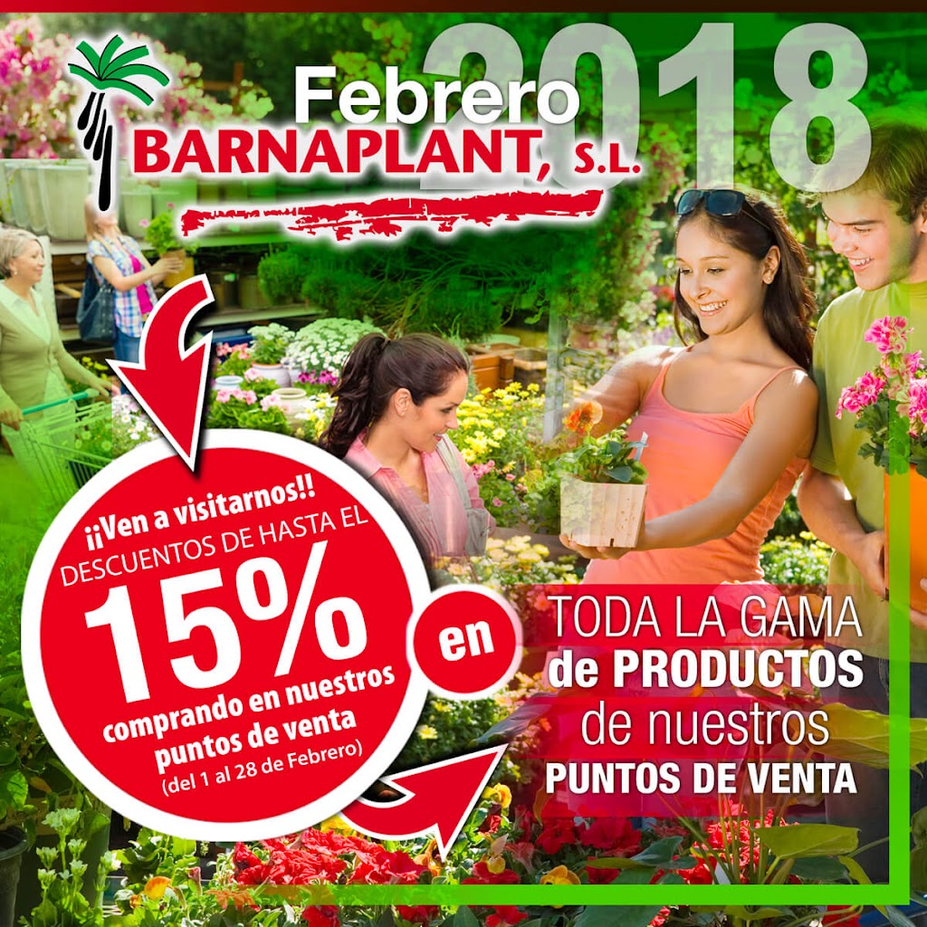 Febrero de descuentos en Barnaplant