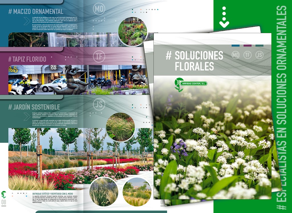 Arribas Center Edita su catálogo 2018 de SOLUCIONES FLORALES