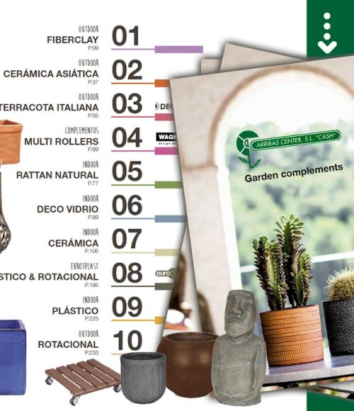 Barnaplant y Arribas Center presentan su nuevo catálogo “Garden Complements” con la colección 2019