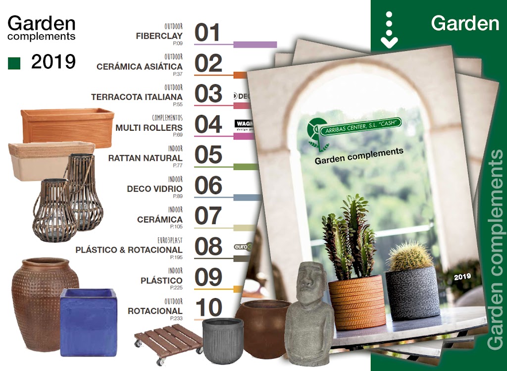 Barnaplant y Arribas Center presentan su nuevo catálogo “Garden Complements” con la colección 2019
